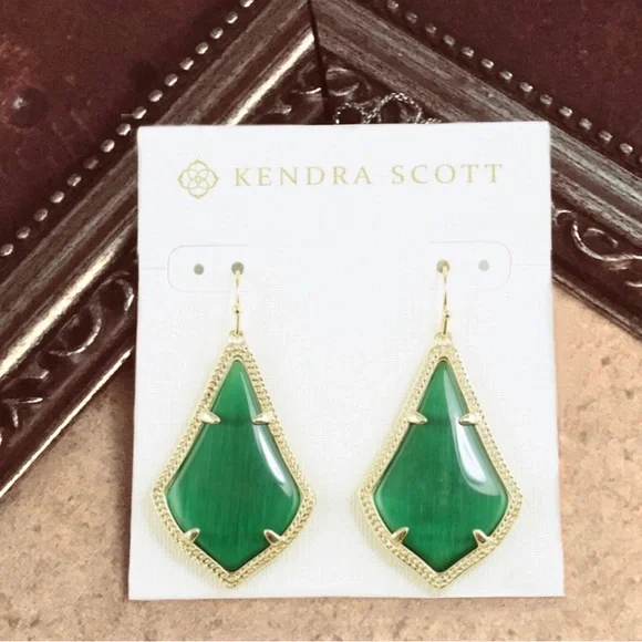 Kendra Scott Jewelry Kendra Scott Gold Alex Emerald Green